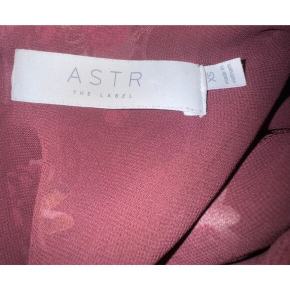 ASTR The Label XS Floral Wrap Front Mini Dress - Picture 7 of 9